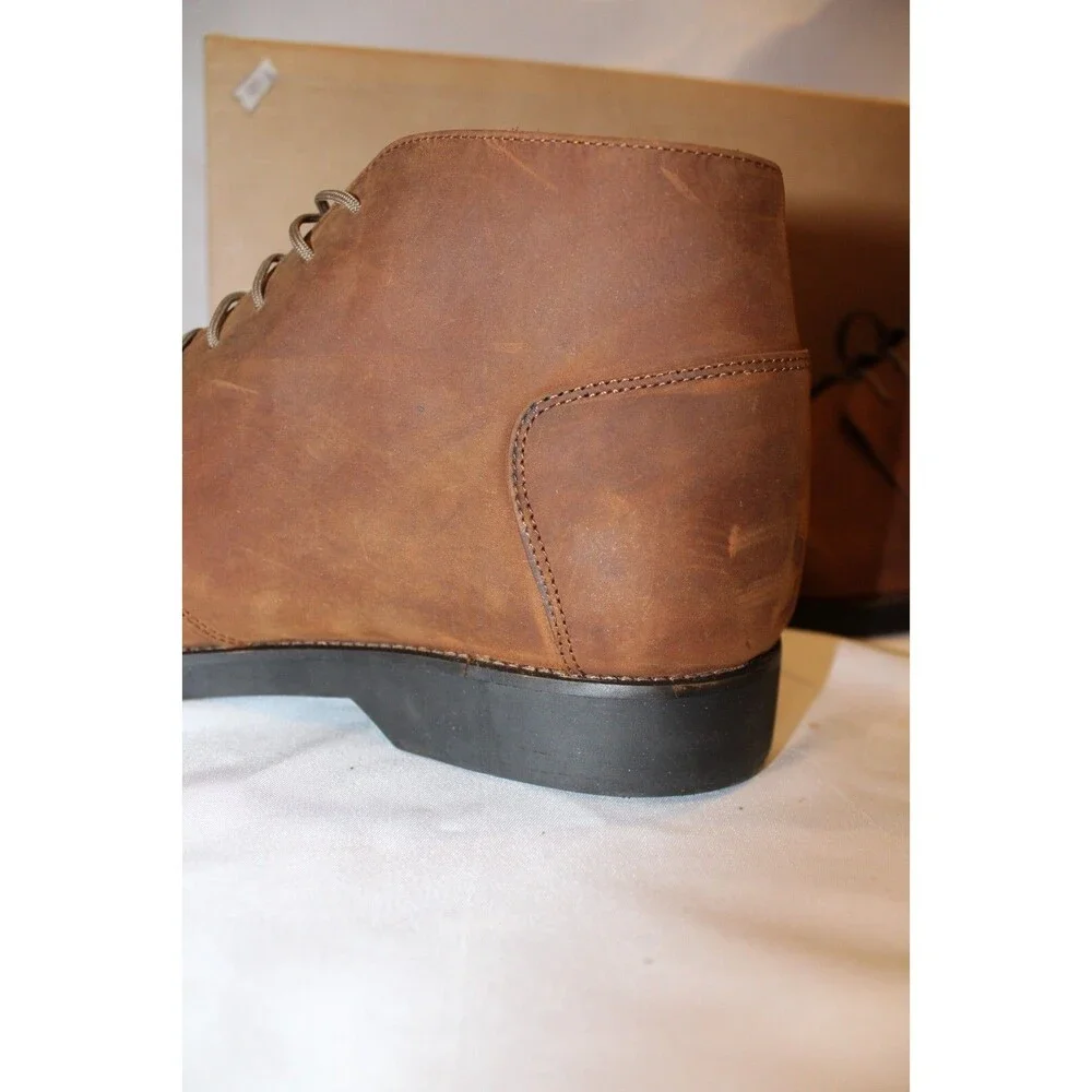 Nisolo Chavito Daytripper handmade Full Grain Leather Chukka Boot Men‎ Oak 8 NIB